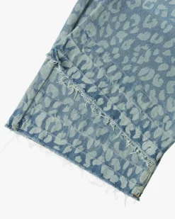 Nude Project Old Baggy Jeans Animal Print Clearance