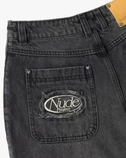 Nude Project Old Baggy Jeans Black Outlet
