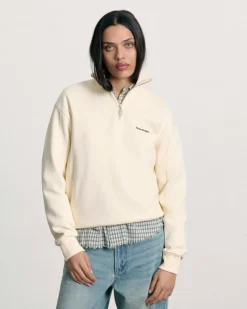 Nude Project Origins Quarter-Zip Marshmallow Fashion