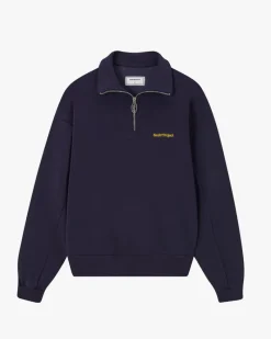 Nude Project Origins Quarter-Zip Navy Best