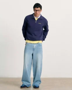 Nude Project Origins Quarter-Zip Navy Best