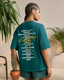 Nude Project Palmares Tee Forest Green Best