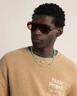 Nude Project Palmas Necklace Blue Sale