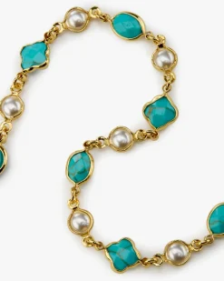 Nude Project Palmas Necklace Blue Sale