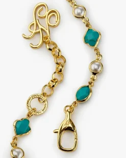 Nude Project Palmas Necklace Blue Sale