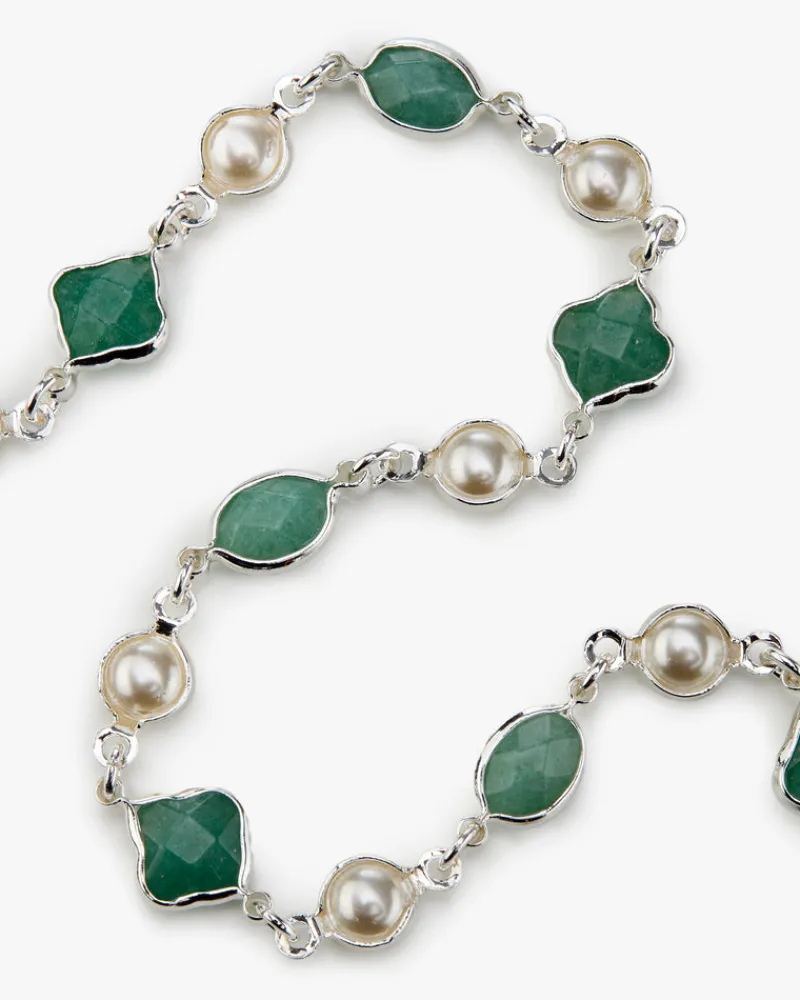 Nude Project Palmas Necklace Green Discount