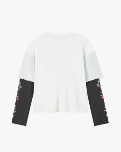 Nude Project Patty Waffle Longsleeve White Outlet