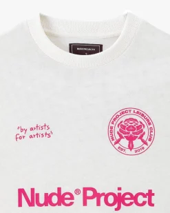 Nude Project Patty Waffle Longsleeve White Outlet