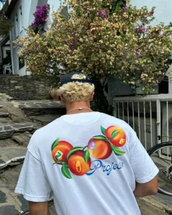 Nude Project Peach Tee White Online