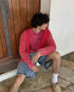 Nude Project Perfect Cropped Zip-Up Hoodie Raspberry Online