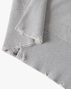 Nude Project Perfect Cropped Zip-Up Hoodie Grey Sale