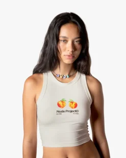 Nude Project Pessego Tank Top Off-White Outlet