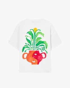Nude Project Plant Tee White Fashion