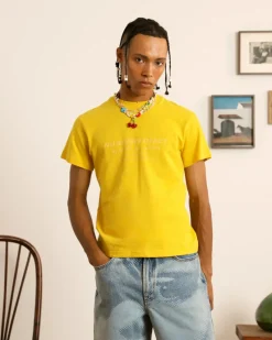 Nude Project Poblenou Tee Yellow Fashion