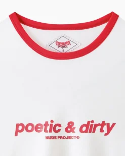 Nude Project Poetic Long-Sleeve Tee Off-White Clearance