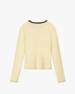 Nude Project Poetic Long-Sleeve Tee Yellow Hot