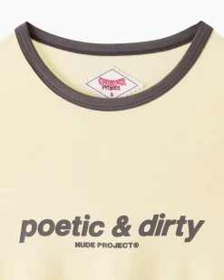 Nude Project Poetic Long-Sleeve Tee Yellow Hot