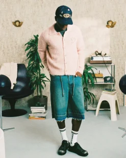 Nude Project Premium Alpaca Button Up Knit Cardigan Fashion