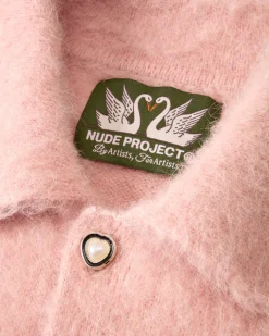 Nude Project Premium Alpaca Button Up Knit Cardigan Fashion