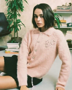 Nude Project Premium Alpaca Button Up Knit Cardigan Fashion