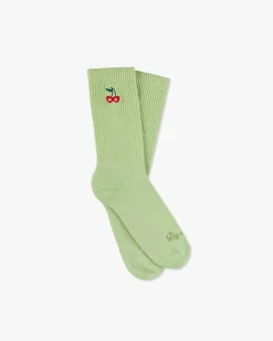 Nude Project Quote Socks Green/Grey 2Xpack Hot