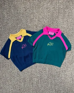 Nude Project R10 Knit Polo Navy Discount