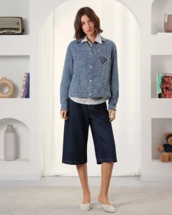 Nude Project Raw Capicci Capri Jeans Indigo Clearance