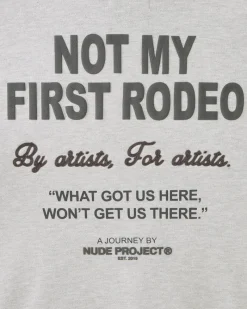Nude Project Rodeo Hoodie Grey Melange Fashion