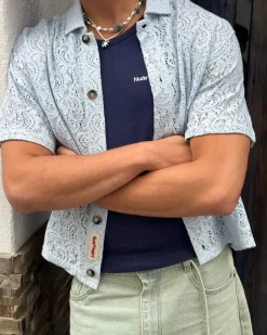 Nude Project Romantica Shirt Baby-Blue Fashion