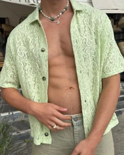 Nude Project Romantica Shirt Green Discount