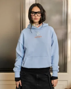 Nude Project Seoul Hoodie Light Blue Clearance