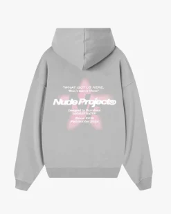 Nude Project Seoul Hoodie Light Grey New