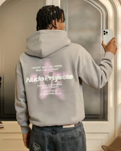 Nude Project Seoul Hoodie Light Grey New