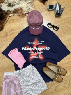 Nude Project Seoul Tee Navy Outlet