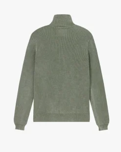 Nude Project Shady Zip-Up Knit Cardigan Green Sale