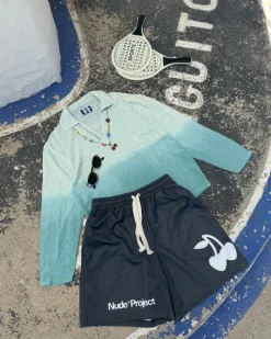 Nude Project Solid Mesh Short Black Hot