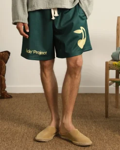 Nude Project Solid Mesh Short Green Hot