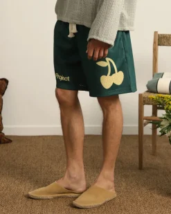 Nude Project Solid Mesh Short Green Hot