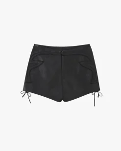 Nude Project Sophisticated Cowgirl Leather Shorts Sale