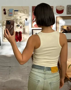 Nude Project Sophisticated Pleasure Tank Top Marshmallow Online