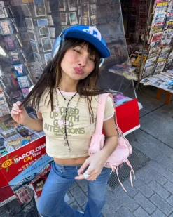 Nude Project Still Fucked Up* Top Beige New