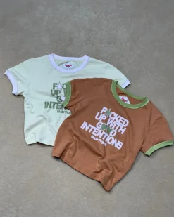 Nude Project Still Fucked Up* Top Brown Fashion