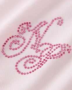 Nude Project Strass Top Pink New