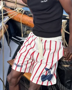 Nude Project Stripes Mesh Short Online