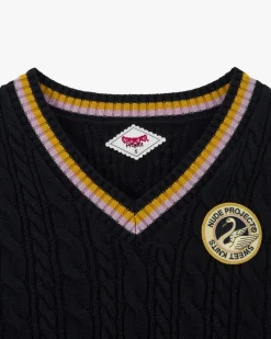 Nude Project Sunday Knit Vest Blue Clearance