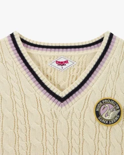 Nude Project Sunday Knit Vest Marshmallow New