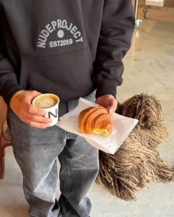 Nude Project Swans Hoodie Black Outlet