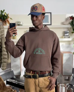 Nude Project Swans Hoodie Brown Outlet