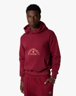 Nude Project Swans Hoodie Burgundy Hot