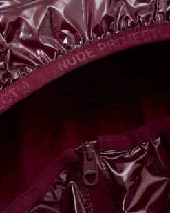 Nude Project Sweetbreaker Jacket Burgundy Fashion
